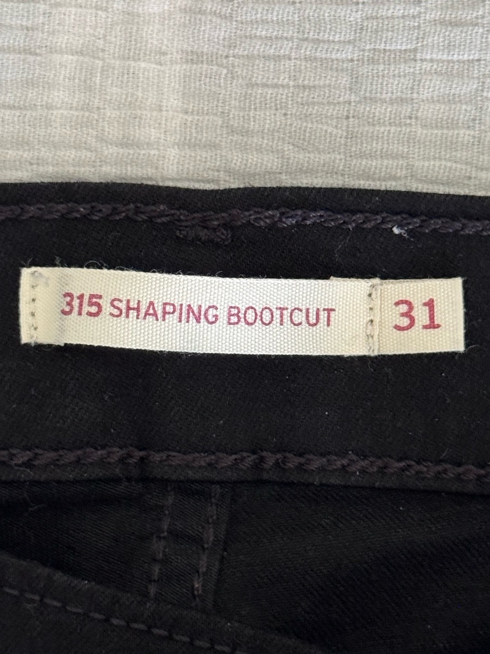 Levi's Black 31 Shaping Bootcut